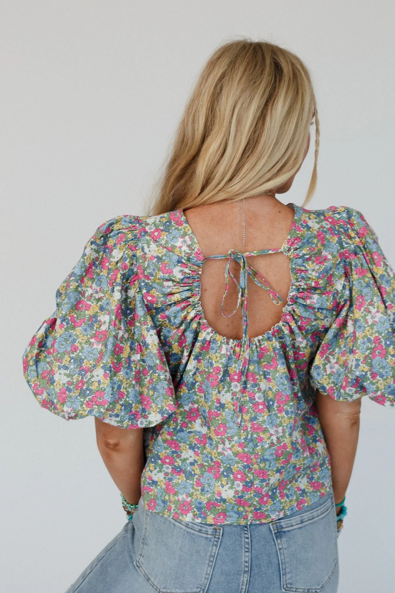 Pop Of Eden Floral Top - Multi