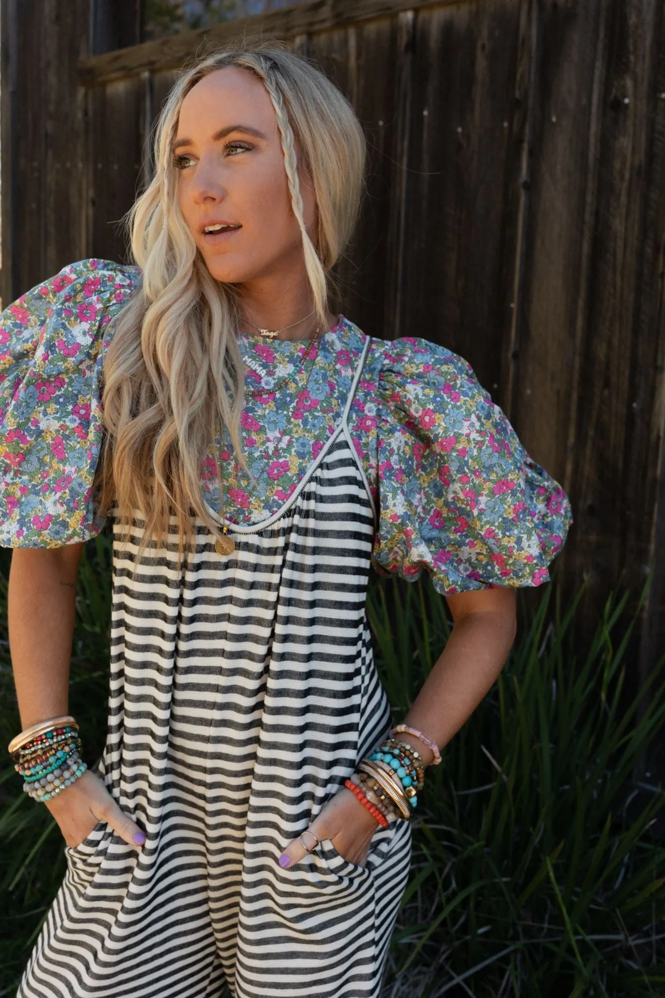 Pop Of Eden Floral Top - Multi