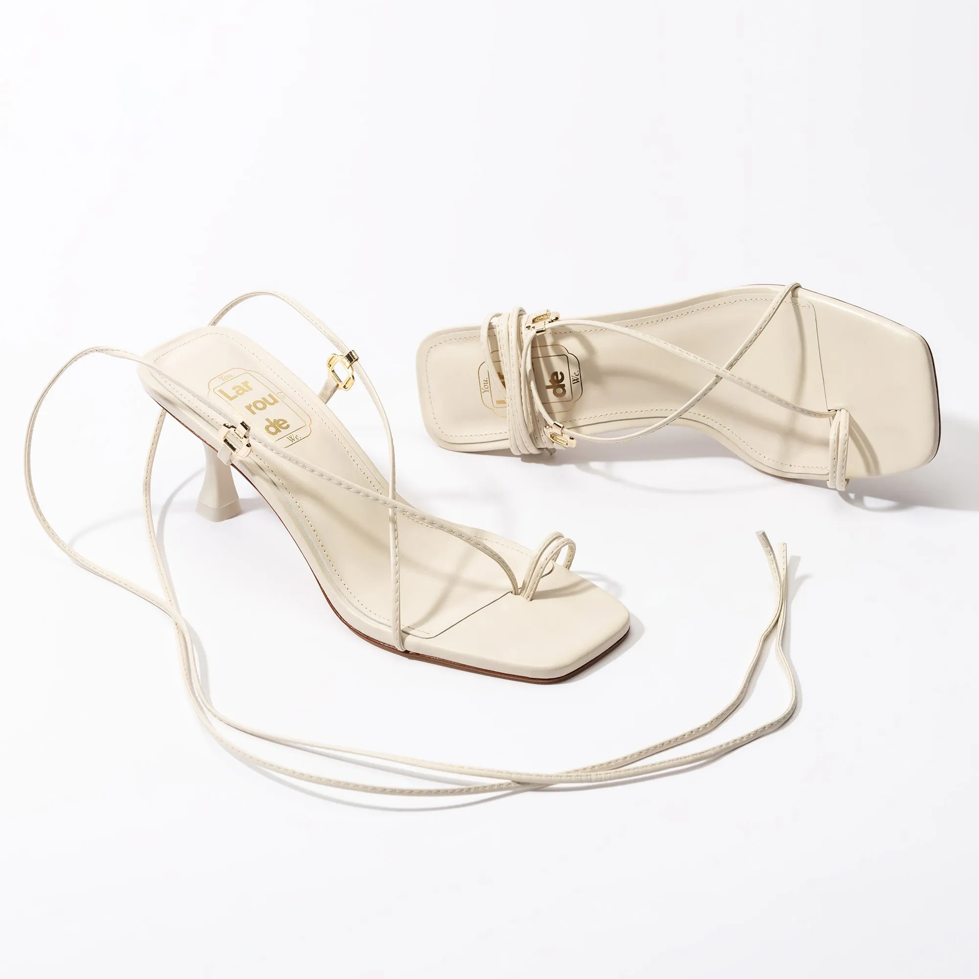 Portofino Sandal In White Leather