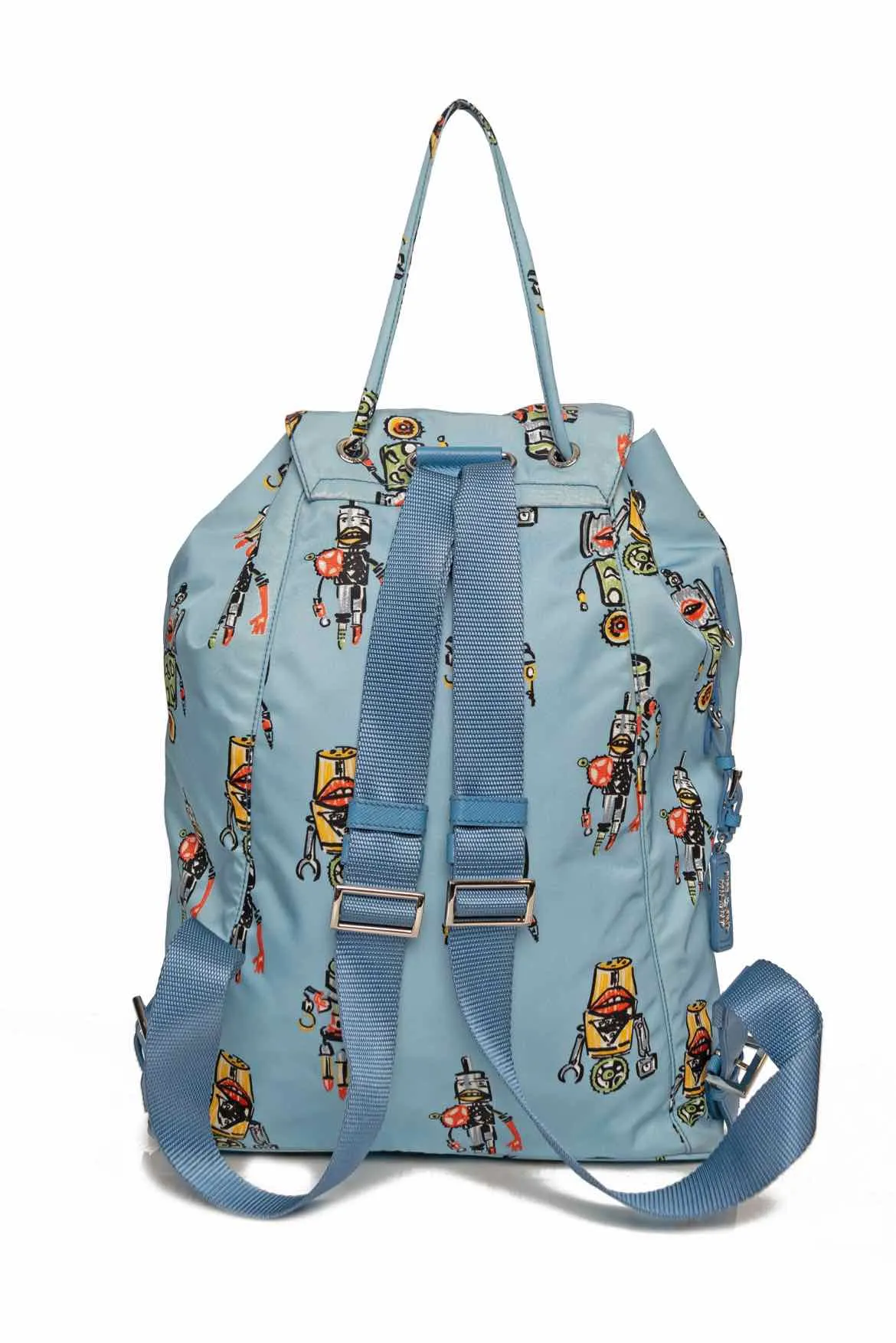 Prada Robot Print Tessuto BackPack