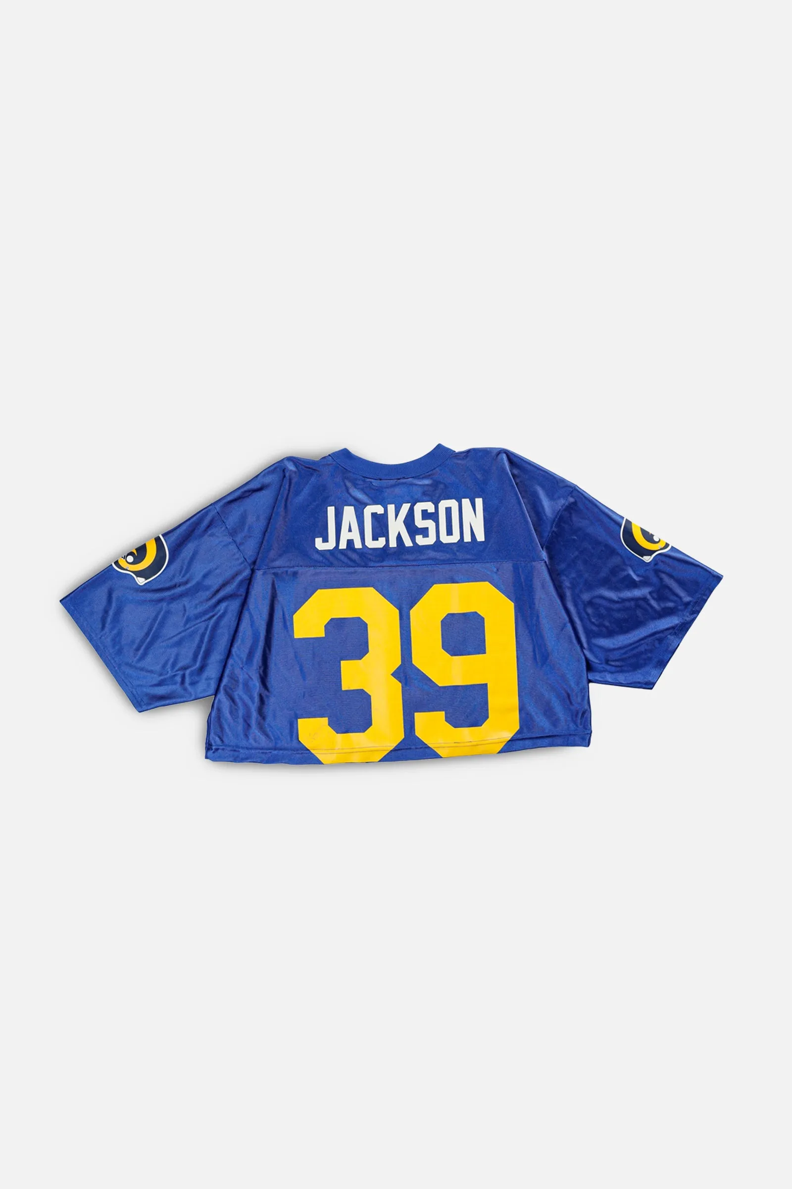 Rework Crop LA Rams NFL Jersey - L