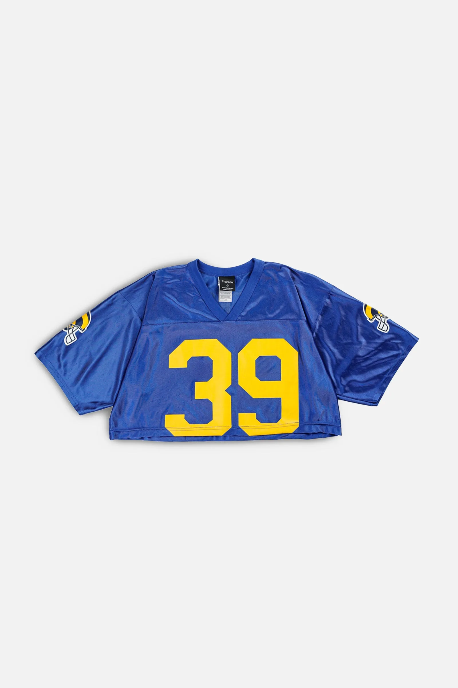 Rework Crop LA Rams NFL Jersey - L