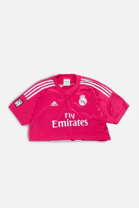 Rework Crop Madrid Soccer Jersey - S