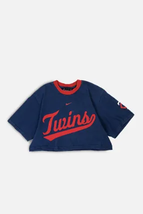 Rework Minnesota Twins MLB Crop Tee - S