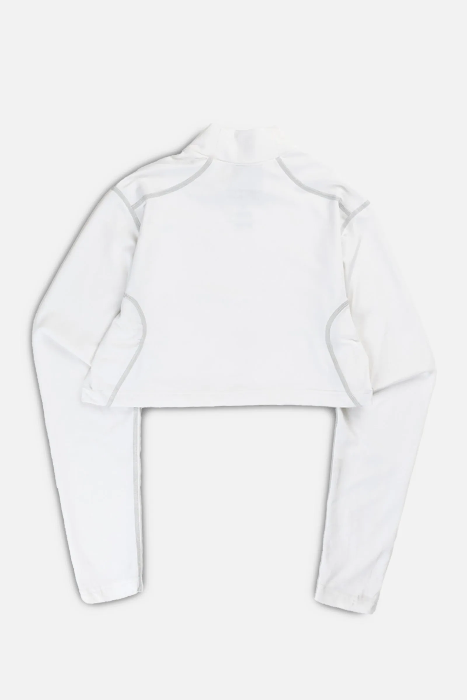 Rework Nike Crop Long Sleeve Tee - XS