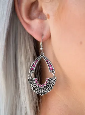  Royal Engagement Pink Earrings