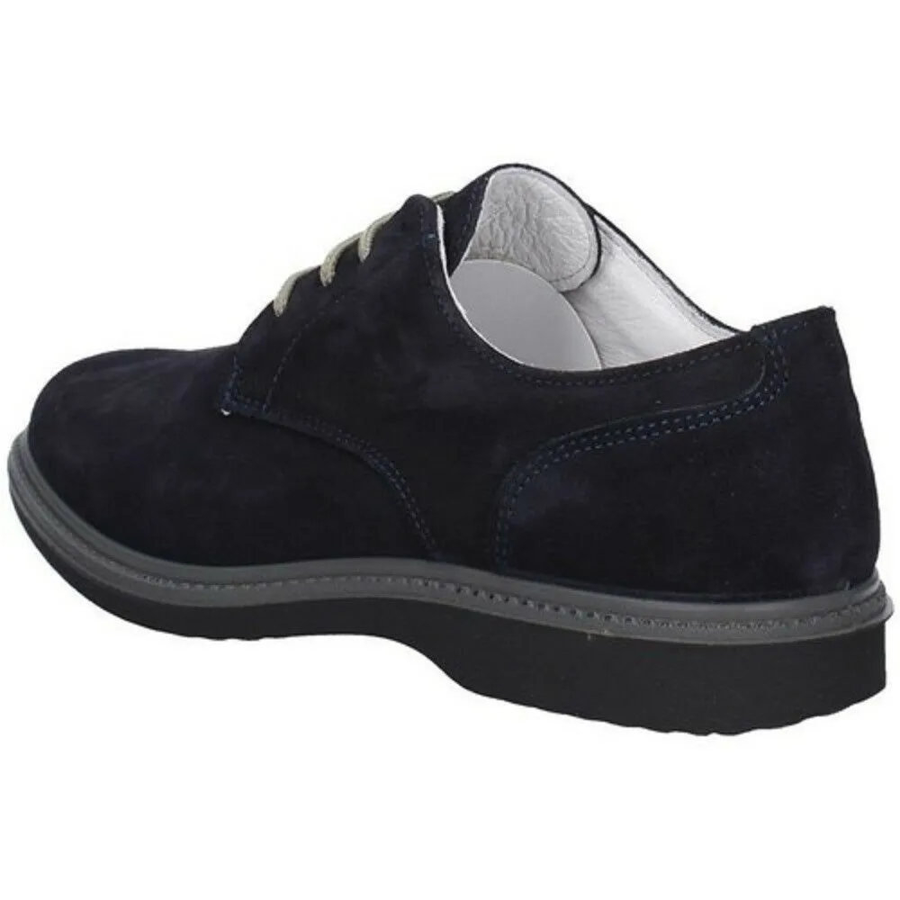 Scarpe da uomo GRISPORT - Art. 42003A106 derby nabuk blu casual