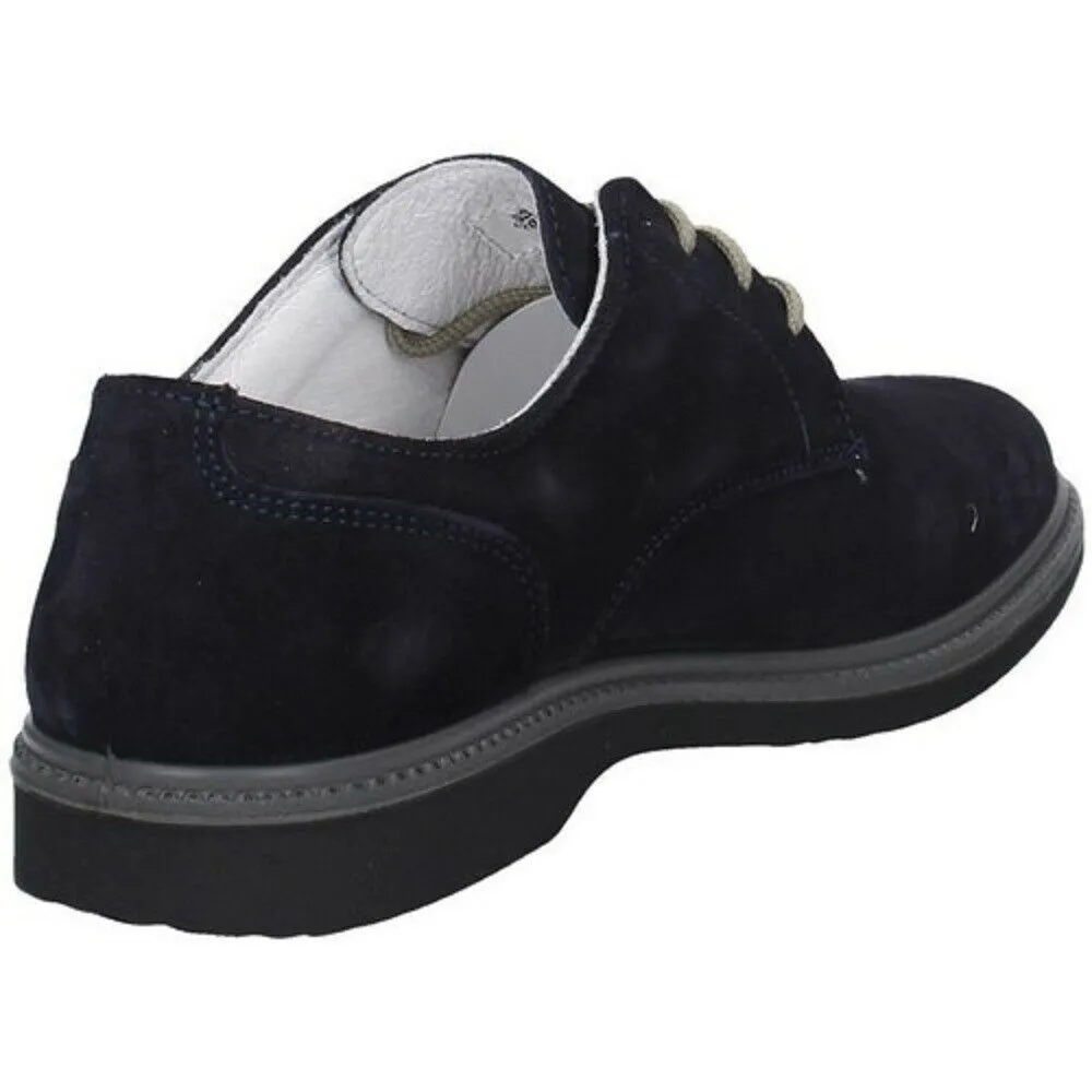 Scarpe da uomo GRISPORT - Art. 42003A106 derby nabuk blu casual