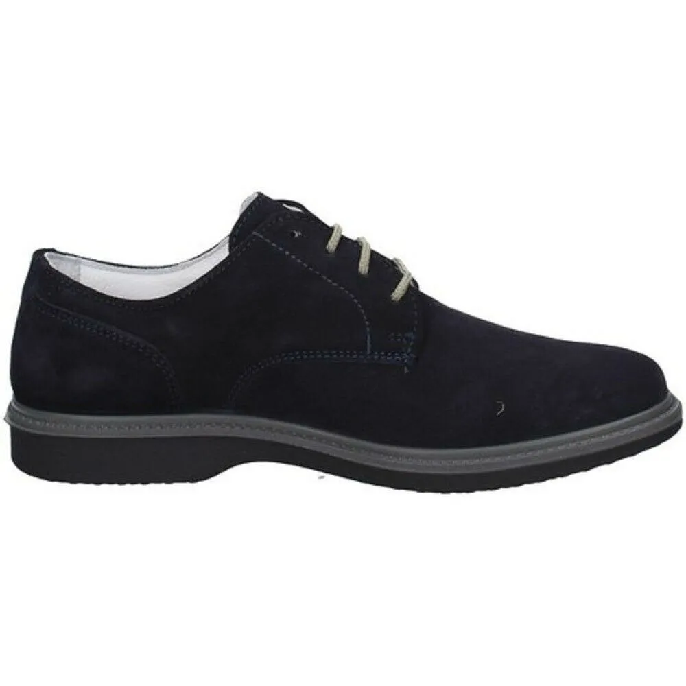 Scarpe da uomo GRISPORT - Art. 42003A106 derby nabuk blu casual