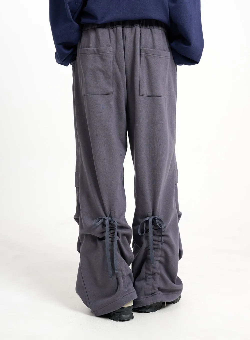 Solid Cotton Wide Sweatpants CM415