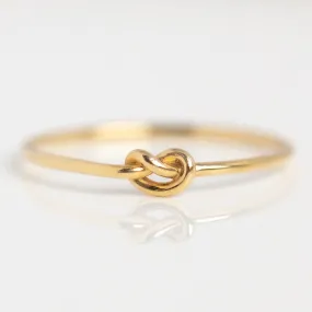 Solid Gold Simple Knot Ring