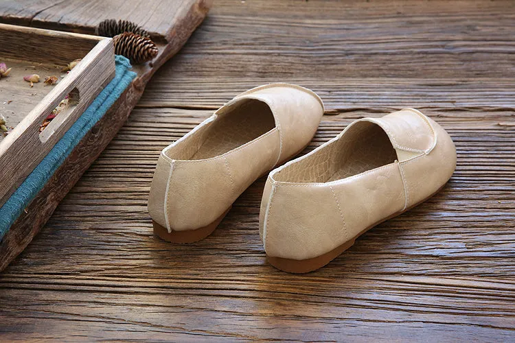 Summer Retro Flat Handmade Casual Shoes For Women