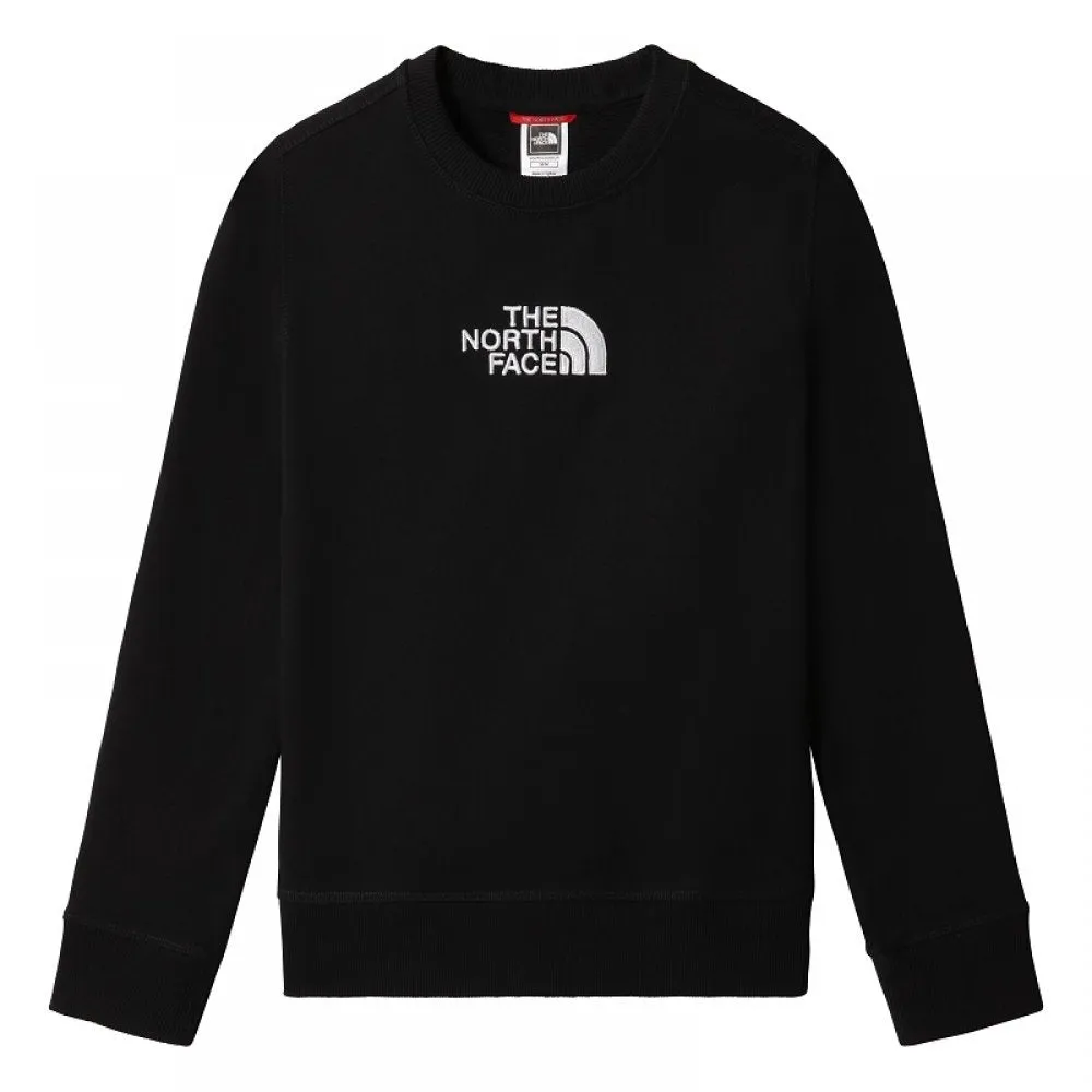 The North Face Light Crew boys' crewneck sweatshirt NF0A82EHJK31 black