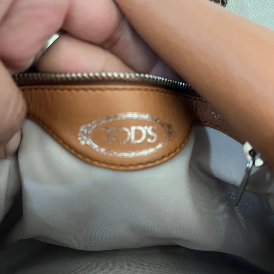 TOD's Tan Leather Double T Flap Top Handle Bag | Gently Used |