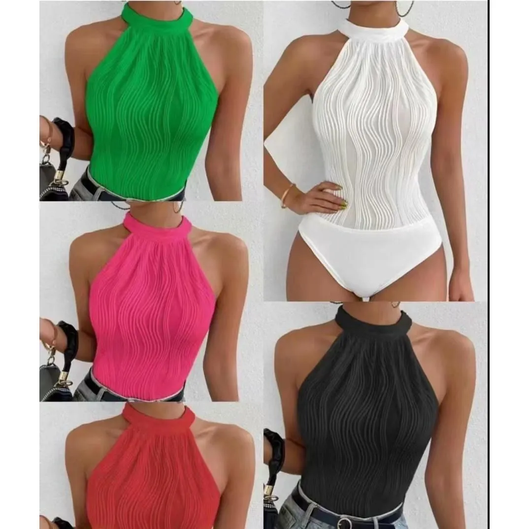 Turtleneck Sleeveless Bodysuit