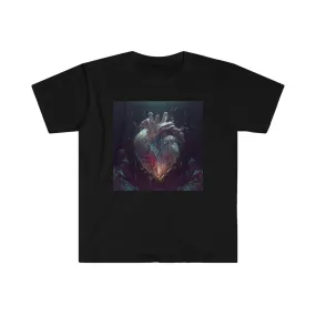 Unisex Softstyle T-Shirt - AI Visionary Art - A Mending Heart