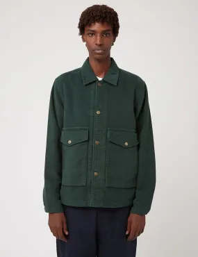 Universal Works NW Jacket (Moleskin) - Forest Green