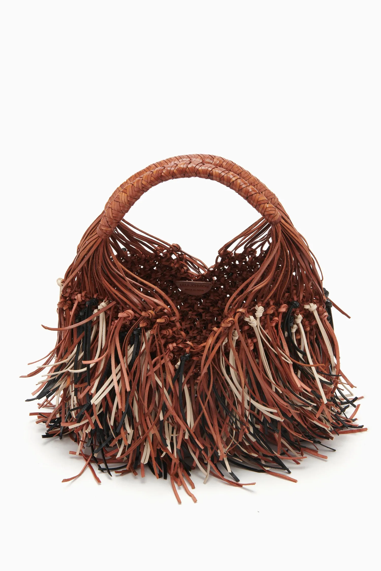 Valeria Small Fringe Hobo - Driftwood