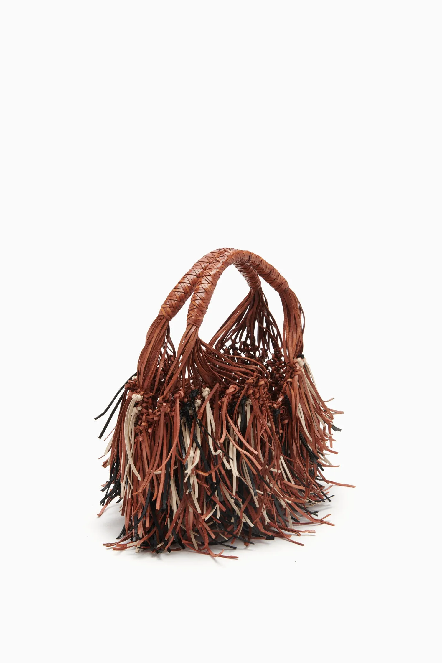 Valeria Small Fringe Hobo - Driftwood