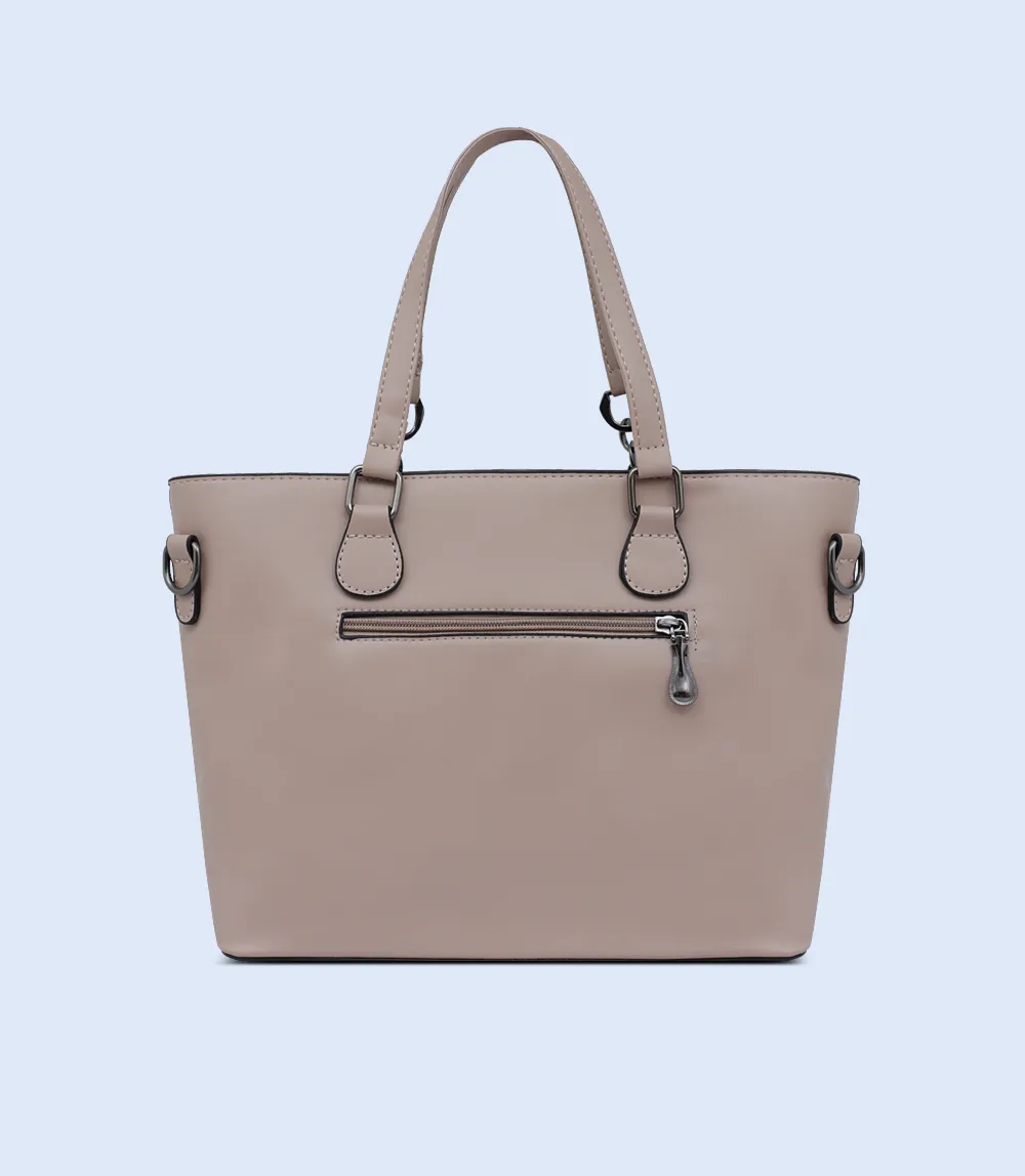 WB2783-BEIGE-Women Shoulder Bag