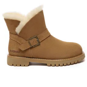 Women Buckle Mini UGG Boots