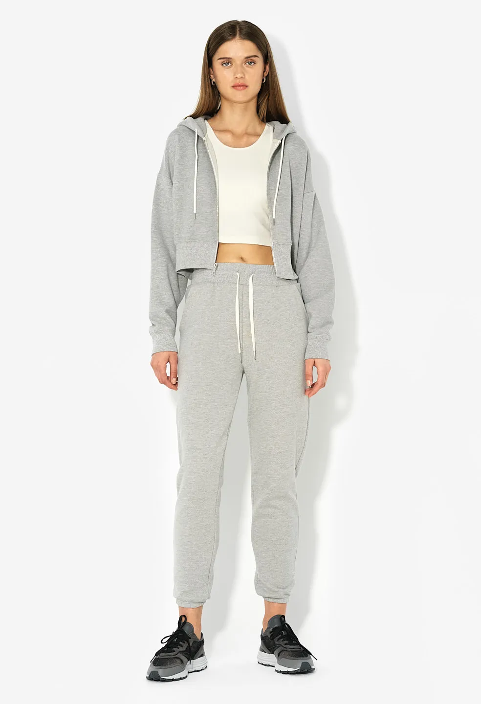 Women's LA Sweatpants / Light Heather Grey