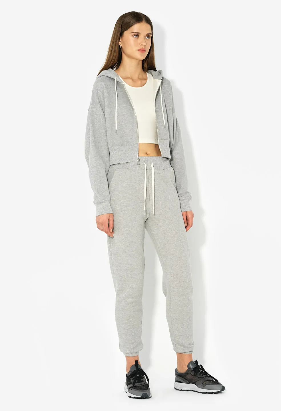 Women's LA Sweatpants / Light Heather Grey