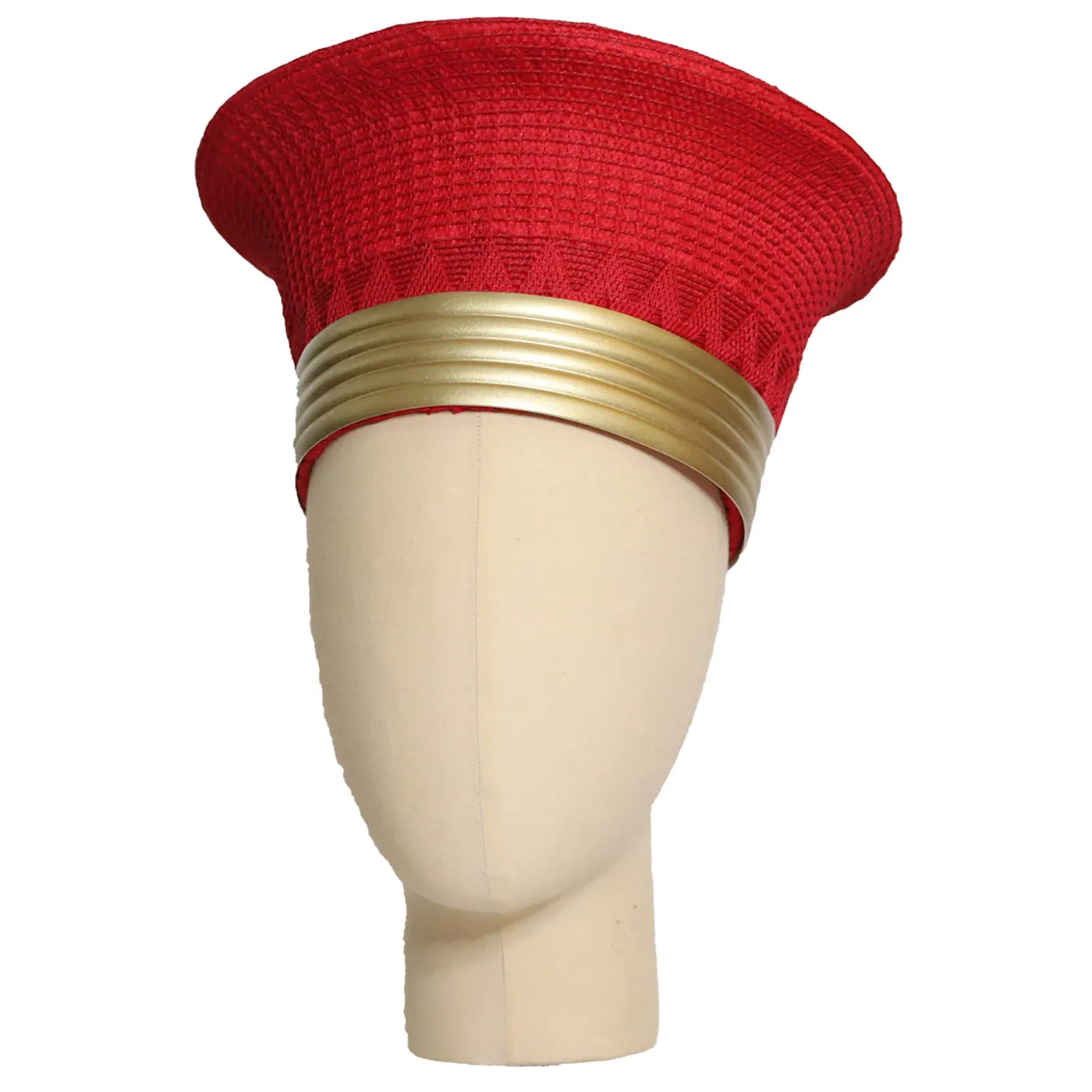 Zulu Narrow Basket Hat with Removable Gold Band - Various Colors | Handmade in South Africa