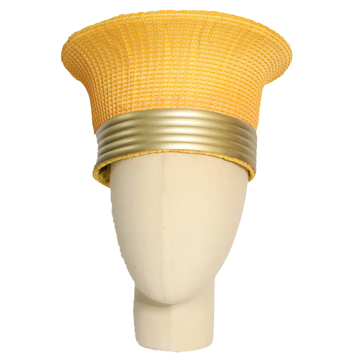 Zulu Narrow Basket Hat with Removable Gold Band - Various Colors | Handmade in South Africa