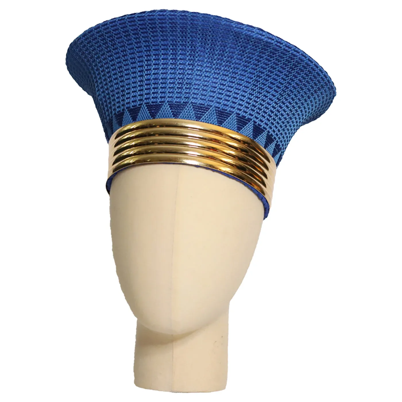 Zulu Narrow Basket Hat with Removable Gold Band - Various Colors | Handmade in South Africa